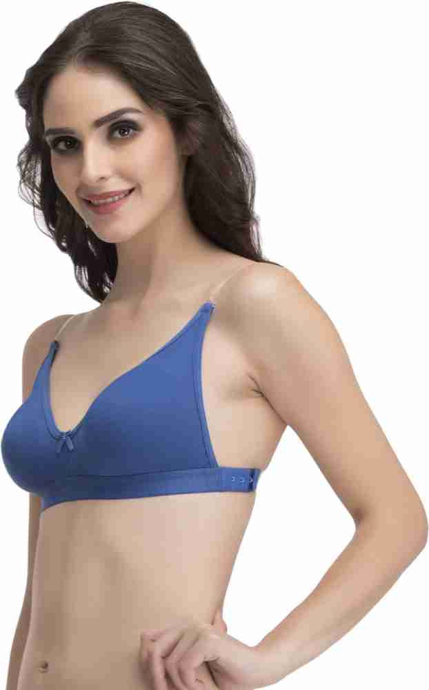 Clovia Cotton Rich Non-Wired T-Shirt Bra With Transparent Multiway Straps  Women Full Coverage Non Padded Bra - Buy Clovia Cotton Rich Non-Wired  T-Shirt Bra With Transparent Multiway Straps Women Full Coverage Non