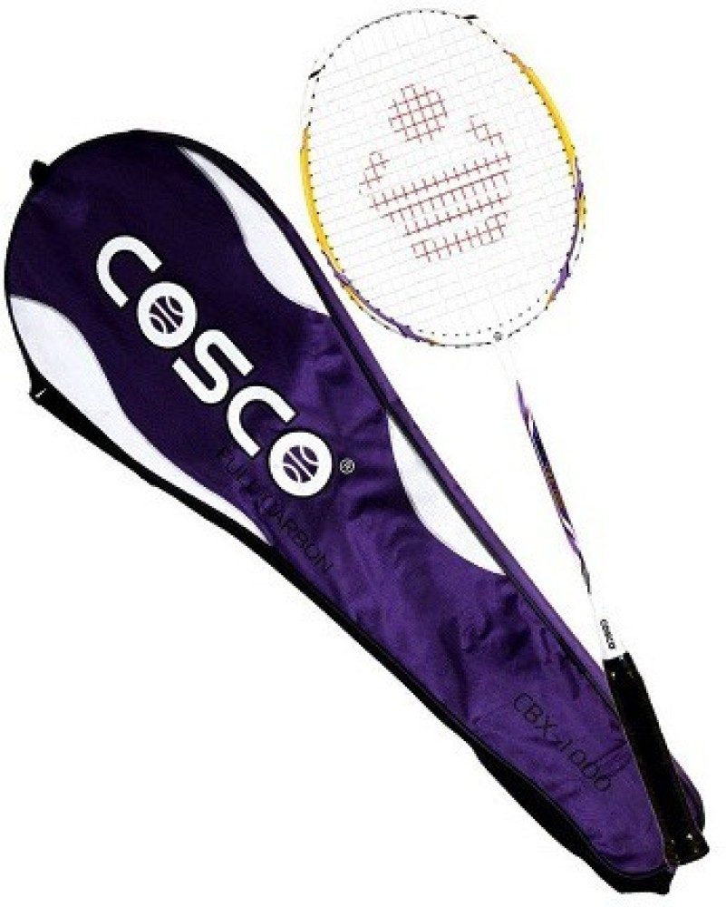 COSCO CBX-1000 Badminton Racket Yellow Strung Badminton Racquet - Buy COSCO CBX-1000 Badminton Racket Yellow Strung Badminton Racquet Online at Best Prices in India