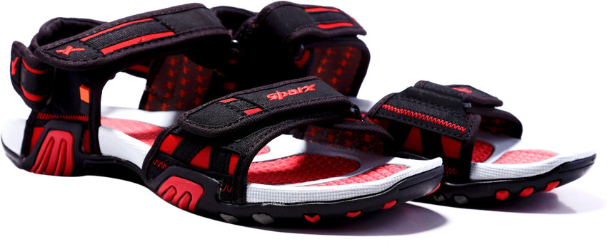 Sparx Sparx Men SS 428 Black Red Floater Sandals Men Black Red