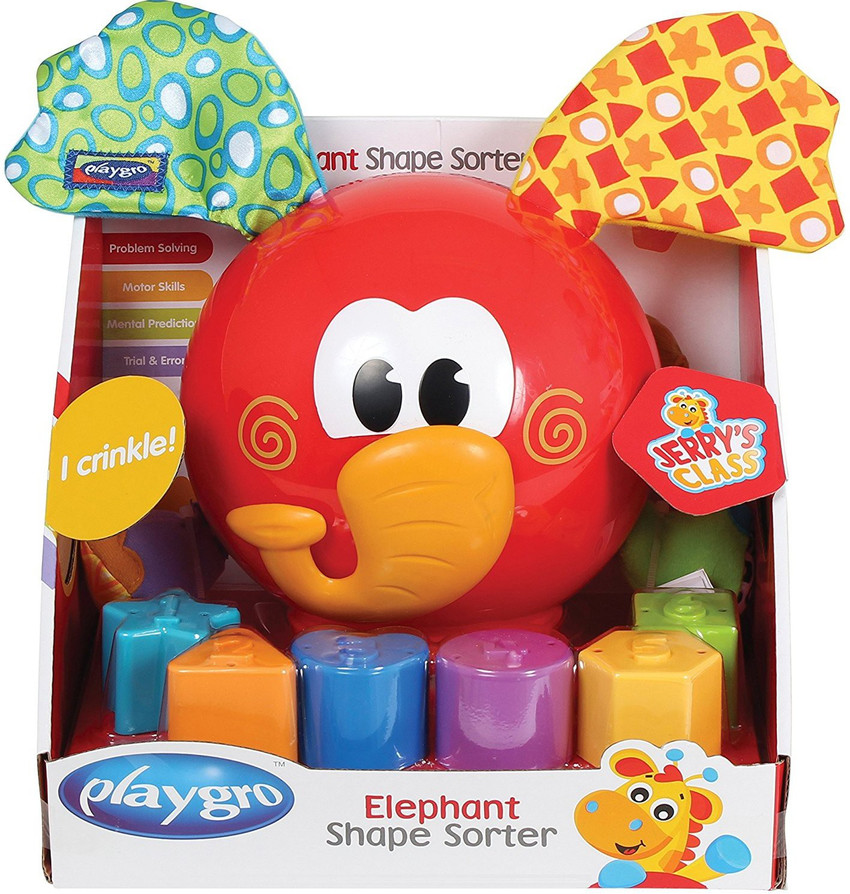 PLAYGRO Elephant shape sorter Elephant shape sorter . Buy