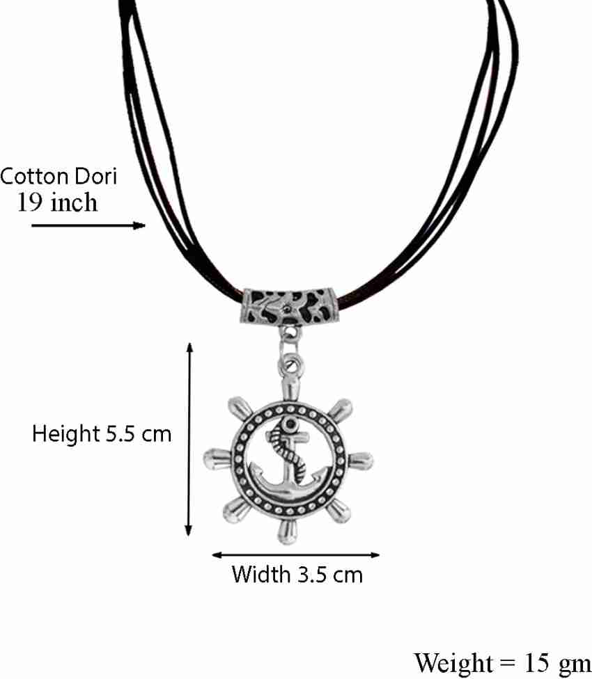 Buy Online Menjewell Marine Anchor Pendant Metal Pendant