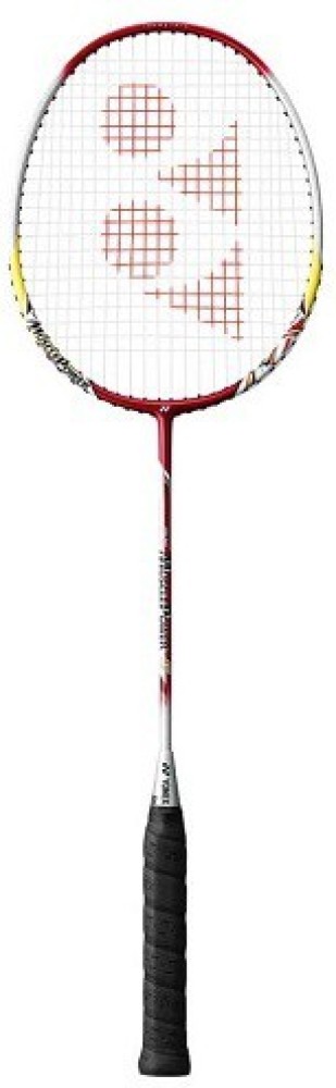 YONEX Muscle Power 5 Badminton Racket Silver, Red, Yellow Strung