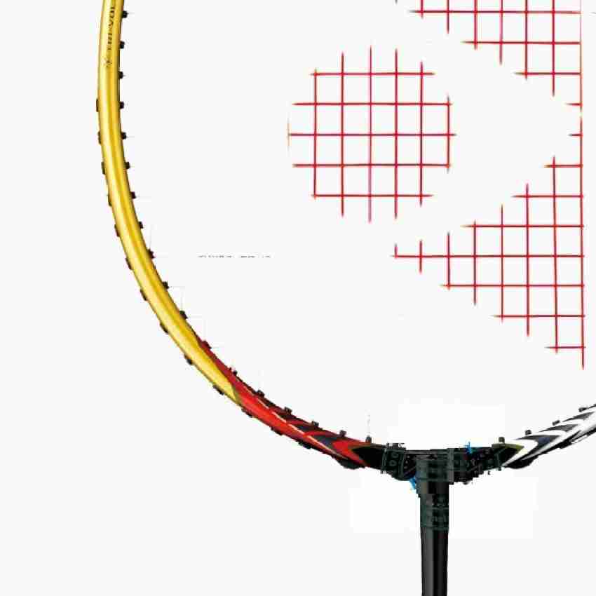 YONEX Voltric 9 LD Badminton Racquet With Full Cover Black, Yellow