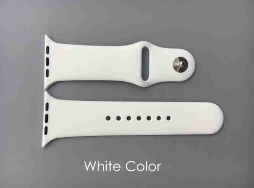 HIGAR 42mm 44mm SOFT SILICON BAND WHITE Smart Watch Strap Price