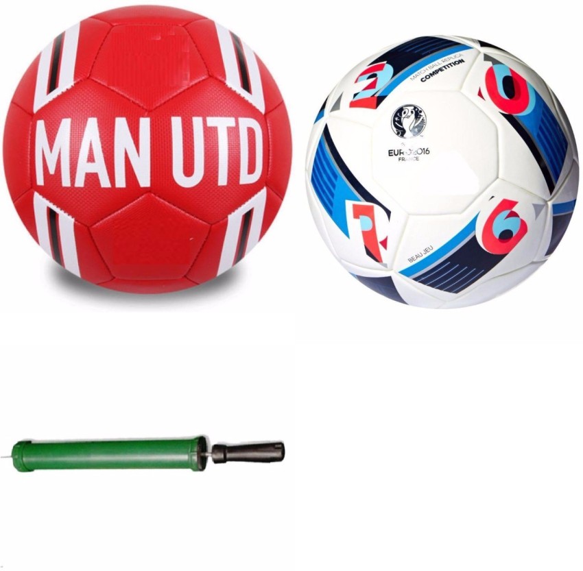 Buy Dozit Sports Star PU Football with Free Pump and Pin, Size 5, Multi  color Online at Low Prices in India 