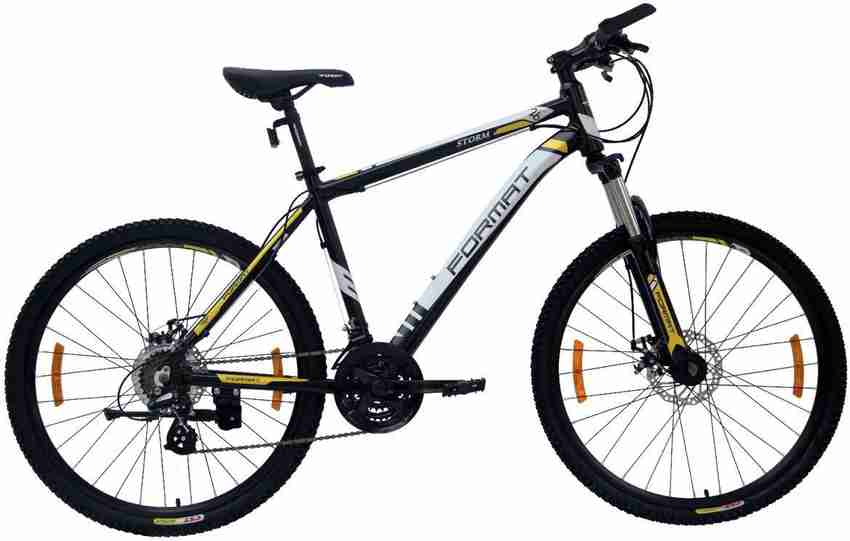 Format Storm 26 Inches 24 Speed Black Yellow 26 T Mountain