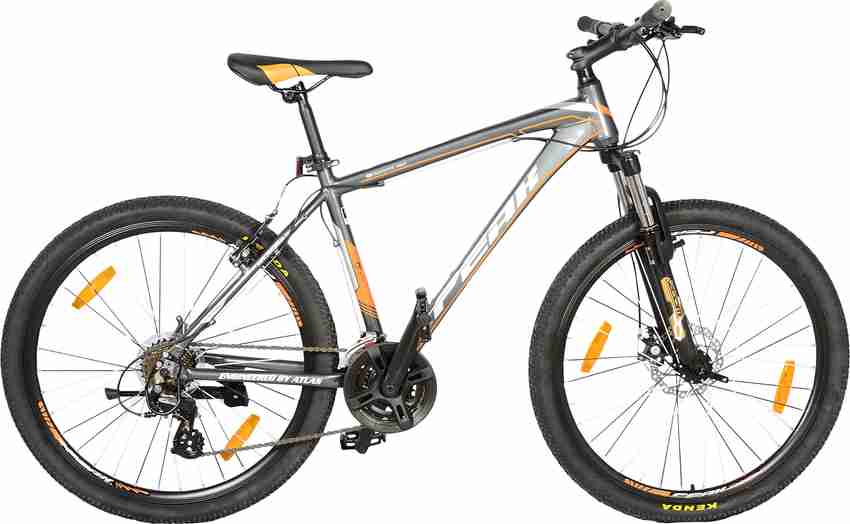 ATLAS Peak P200 26Inches Black Or Grey 26 T Mountain Hardtail Cycle Price in India Buy ATLAS Peak P200 26Inches Black Or Grey 26 T Mountain Hardtail Cycle online at Flipkart