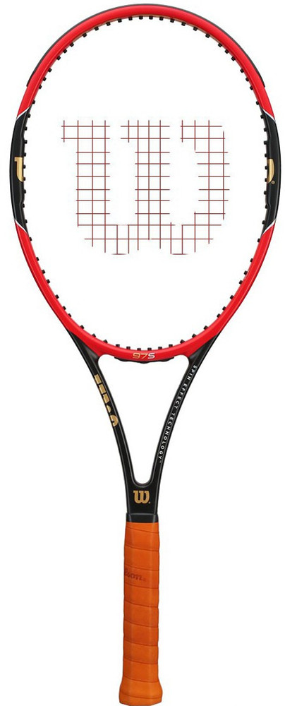 wilson pro staff 97 red and black