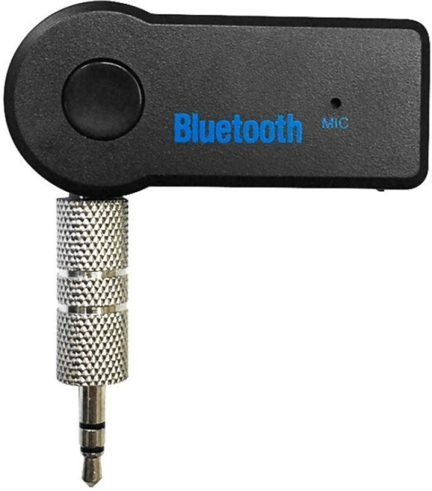 Voltegic ® Wireless Bluetooth 3.5mm AUX Audio Stereo Music Home Car  Receiver Adapter Mic BT-Mic-002 Bluetooth