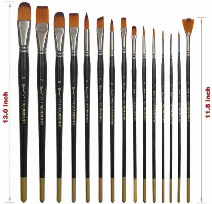 FABER-CASTELL 4 Paint Brushes (Flat) 