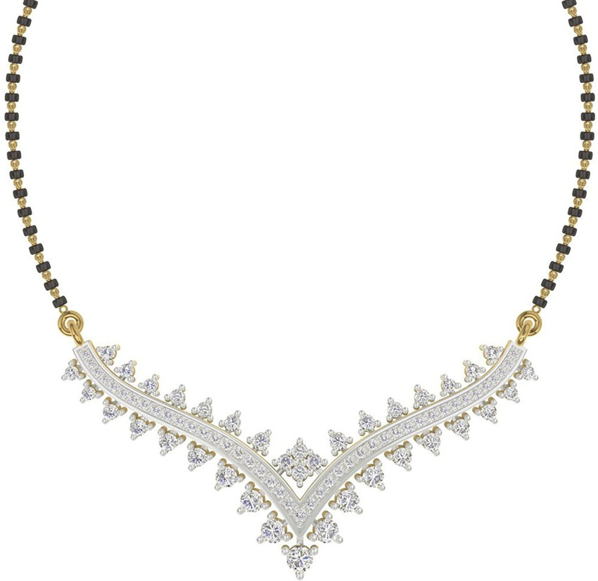Tbz diamond mangalsutra cheap