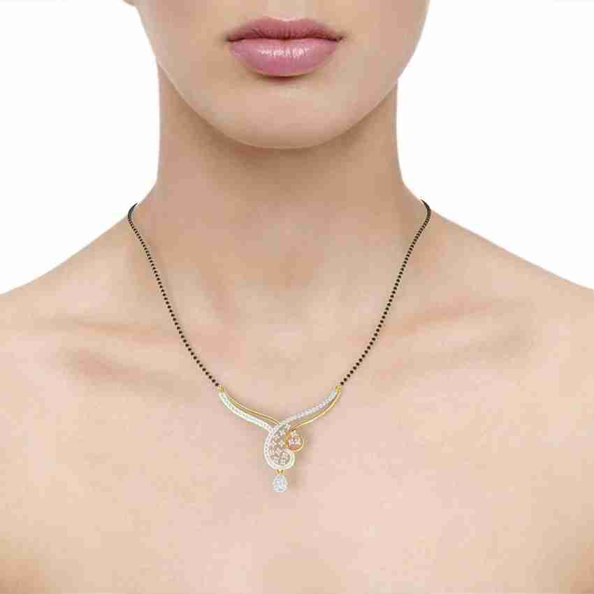 Tbz gold mangalsutra hotsell designs with price