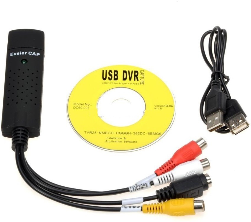 DigiMart TV-out Cable EasyCap USB 2.0 Audio Video to DVD PC Converter Card Adaptor - DigiMart : Flipkart.com