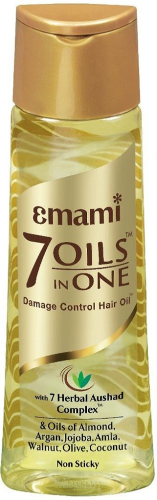 Buy Emami 7 Oils in One Damage Control Hair Oil 50ml  Pack Of 2 Online   Get 30 Off