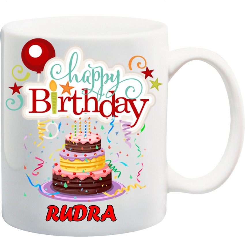 Top 124+ birthday cake for rudra - kidsdream.edu.vn