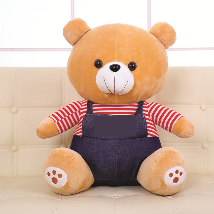Handmade Felt Bear Toy Set  Cute Male and Female Bears with Dress and Pants