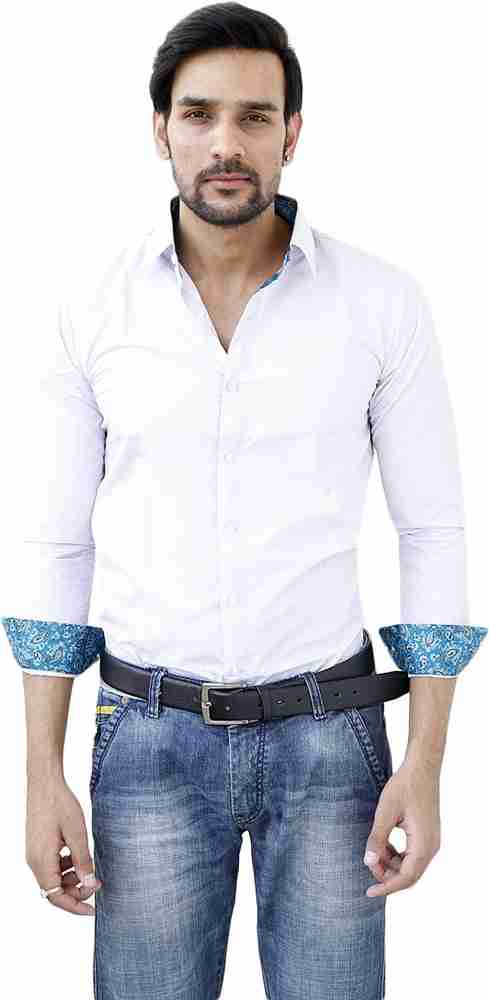 Buy Mango People Men Solid Formal White Shirt Online at Best Prices in India Flipkart