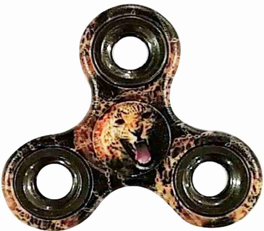 Shop Shoppee Tiger Cheetah Print Colorful Fidget Spinner