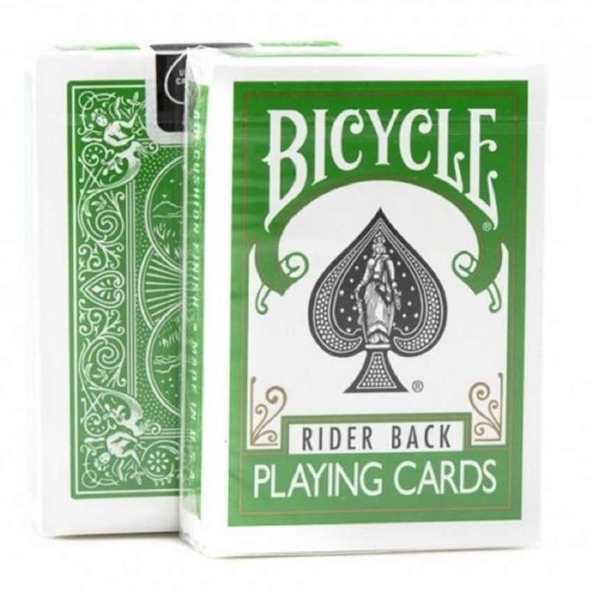 Bicycle Green Rider Back Playing Cards Standard Edition Deck