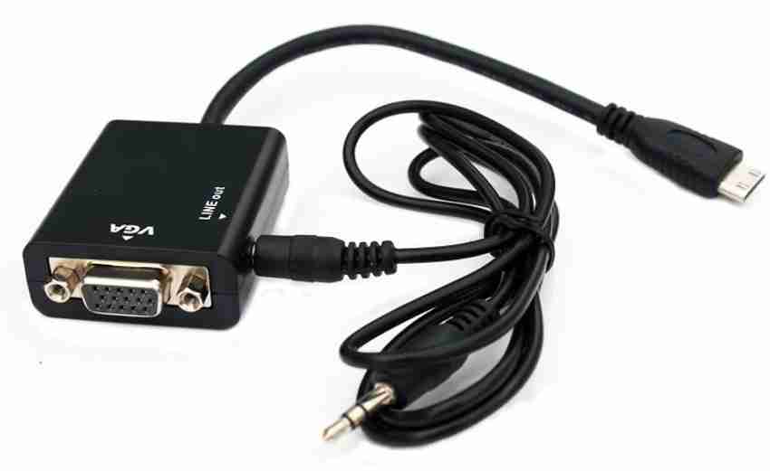 Smart Tech TV out Cable Mini HDMI to VGA with Audio Smart Tech