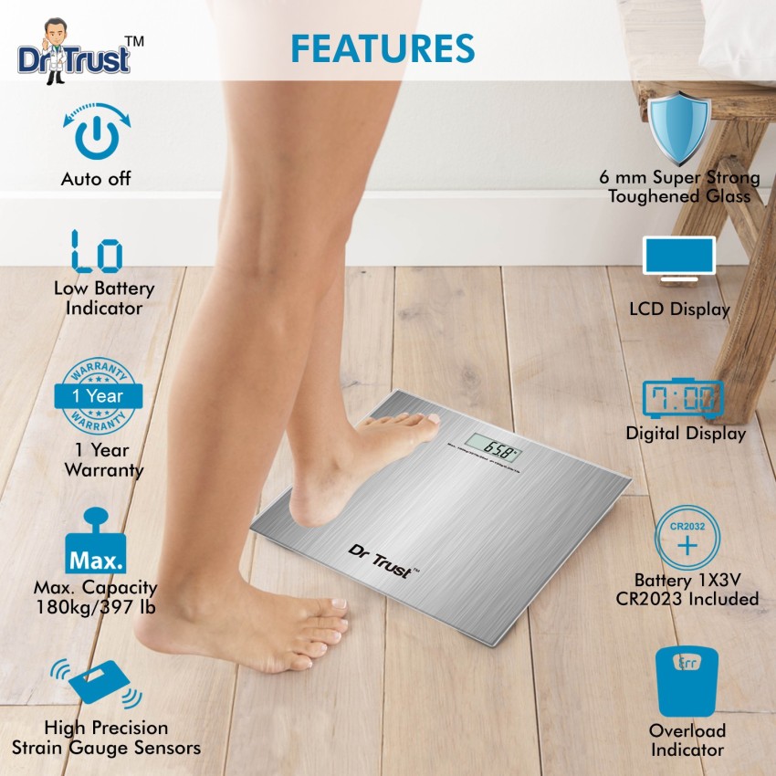 Accu-Measure Digital Scale - Accurate and Precise - Bathroom and