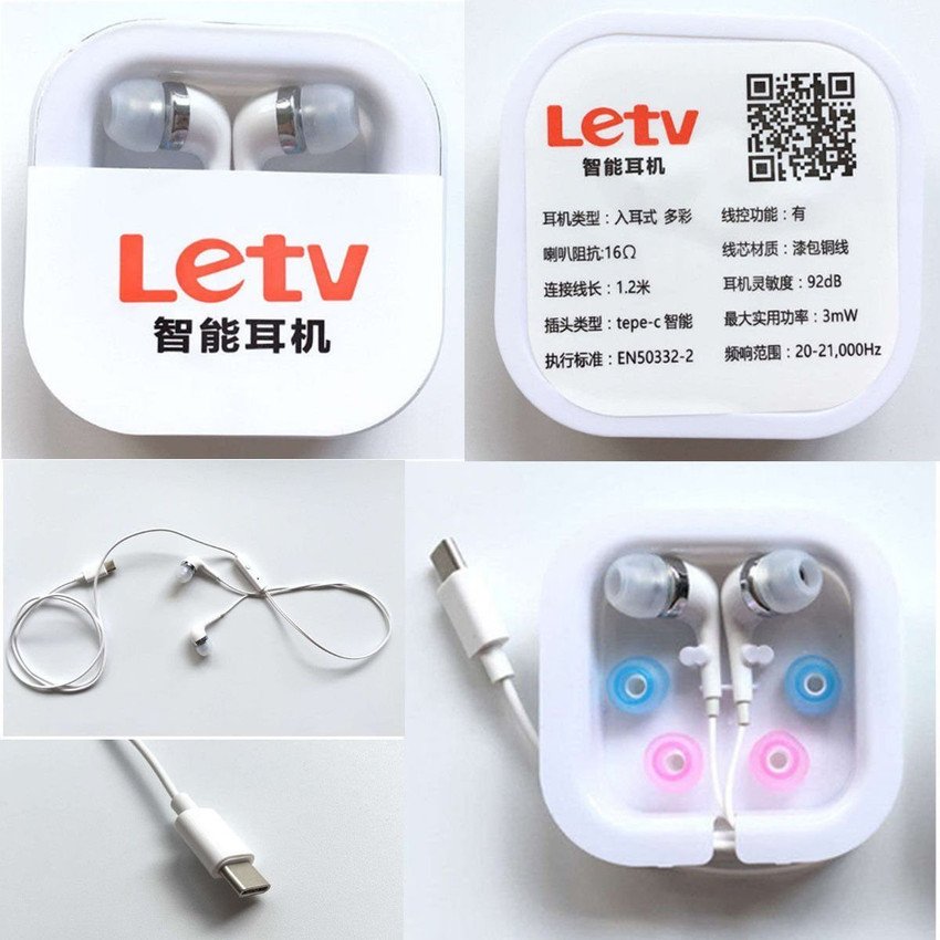 Leeco earphones type c store