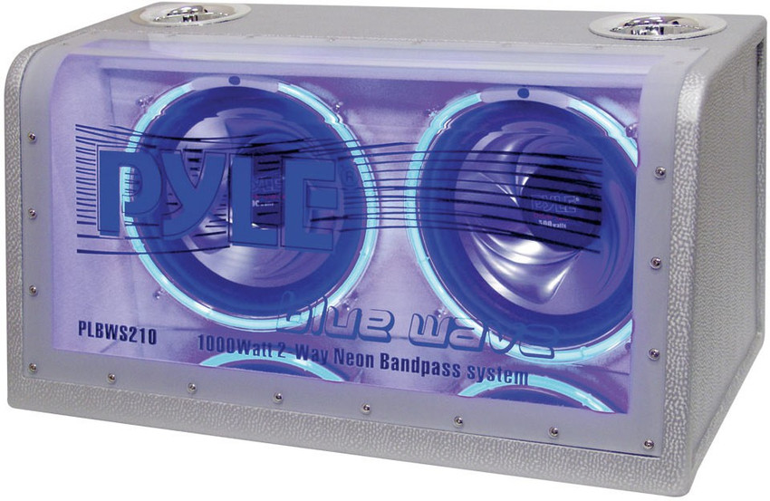 Buy PYLE PLBWS212 Dual 12 Inch 1200 Watt Bandpass with Neon Woofer