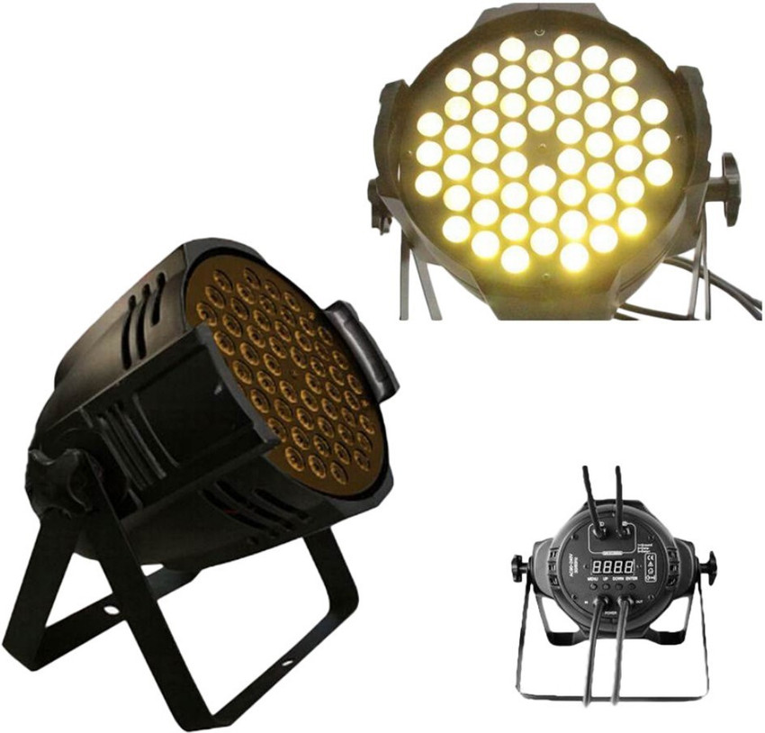 Anoralux 4 pcs of LED PAR Stage Lights 54 x 3 W LED Warm White