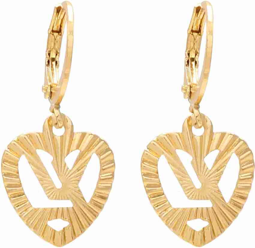 Louis Vuitton Fall in Love LV Drop Earrings - Brass Drop, Earrings