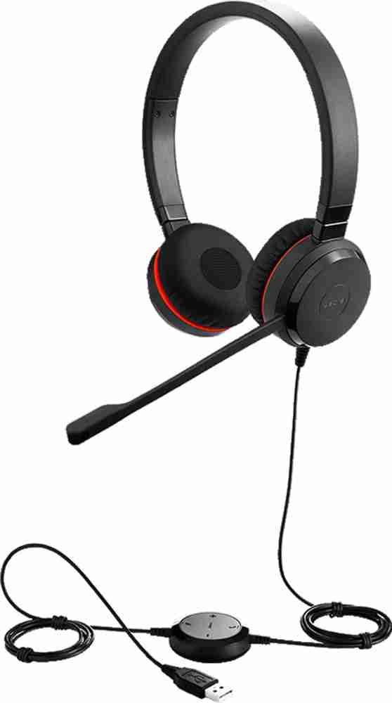 Jabra EVOLVE 30 with 3 5mm UC Stereo Wired Headset Price in India