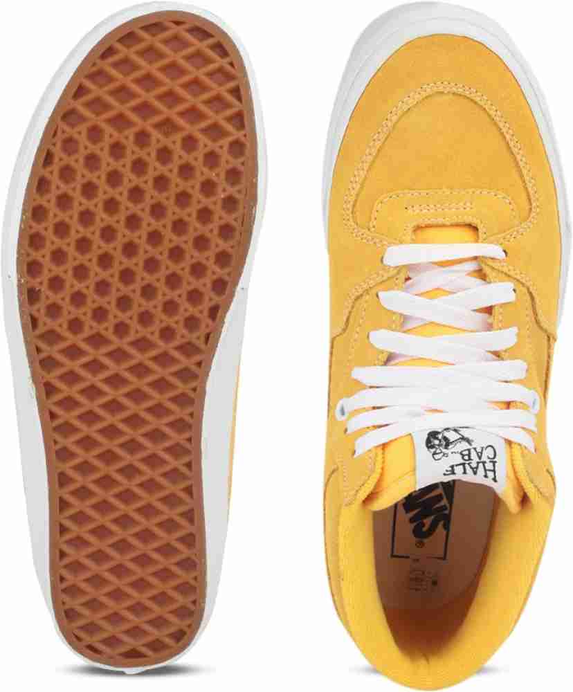 VANS Half Cab Mid Ankle Sneakers For Men - Buy (Suede) citrus/true