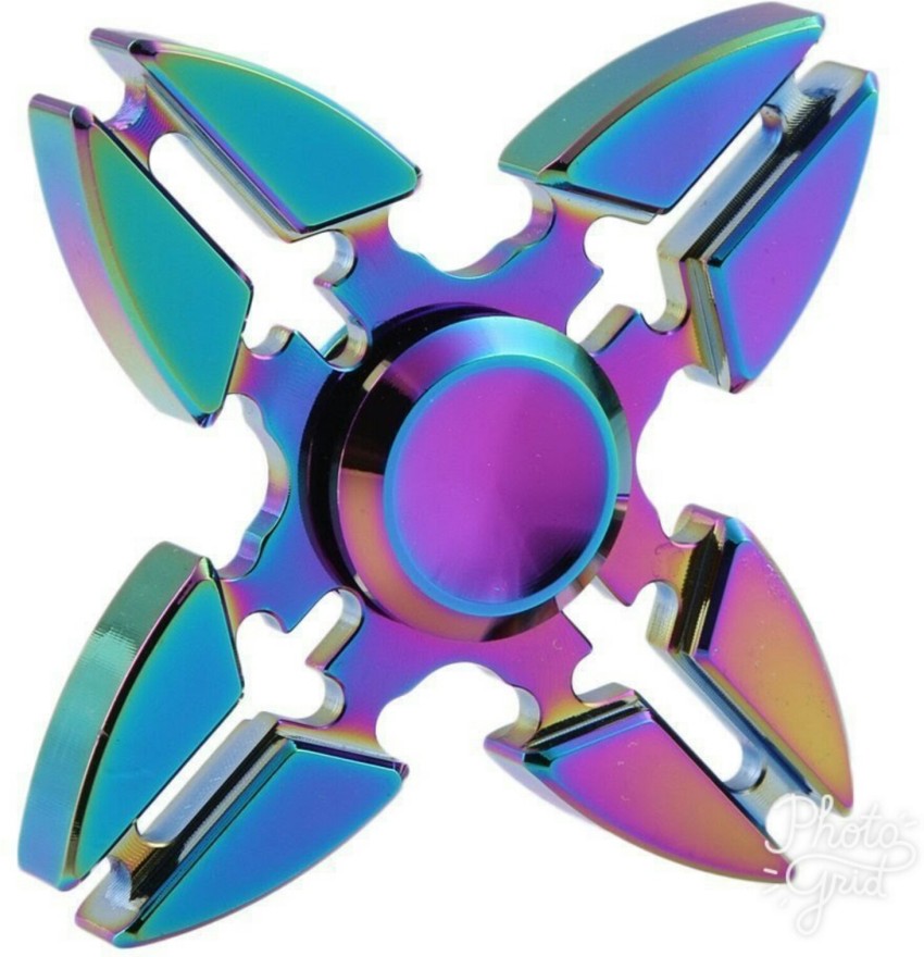 Rainbow Colour Aluminum Fidget Spinner