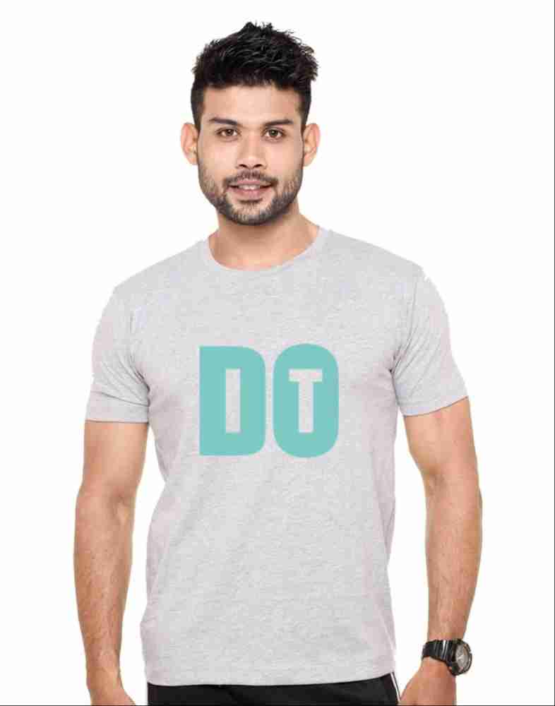 Shape X Graphic Print Men Round Neck Grey T-Shirt - Buy Shape X