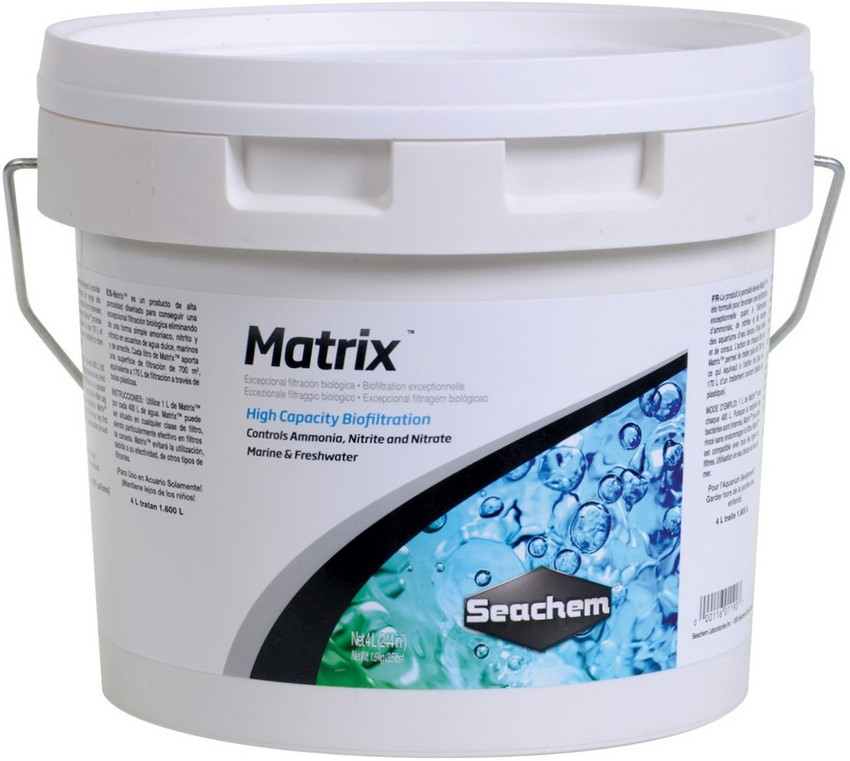 Seachem matrix store in canister filter