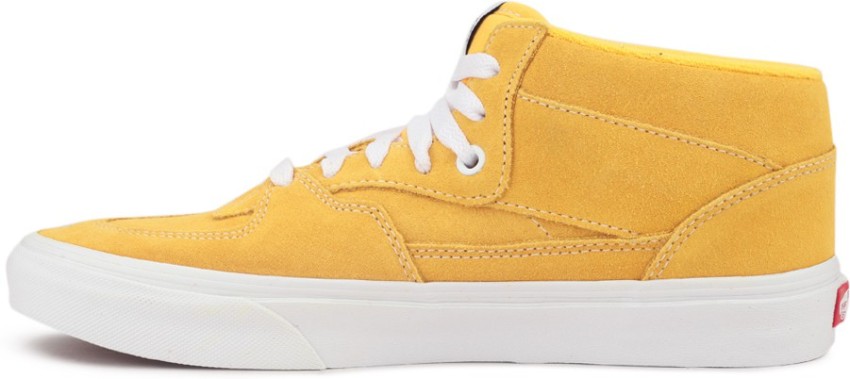 VANS Half Cab Mid Ankle Sneakers For Men - Buy (Suede) citrus/true