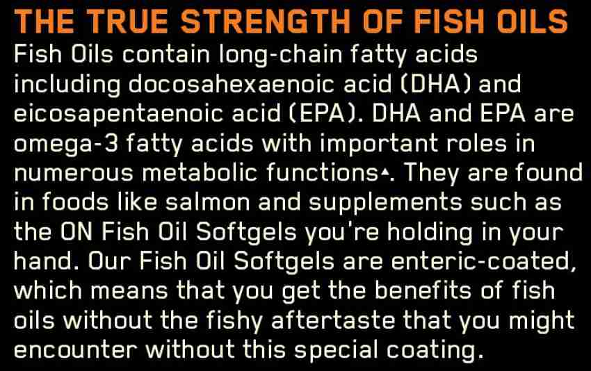 Optimum Nutrition ON Fish Oil 1000 Mg - 100 Softgels