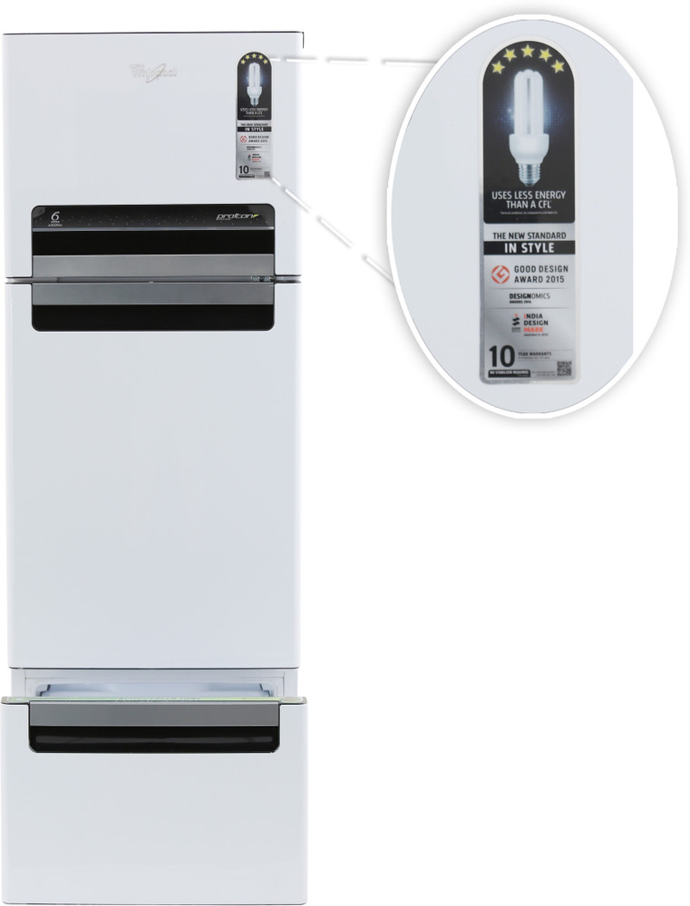 Whirlpool triple door online fridge 240 litres