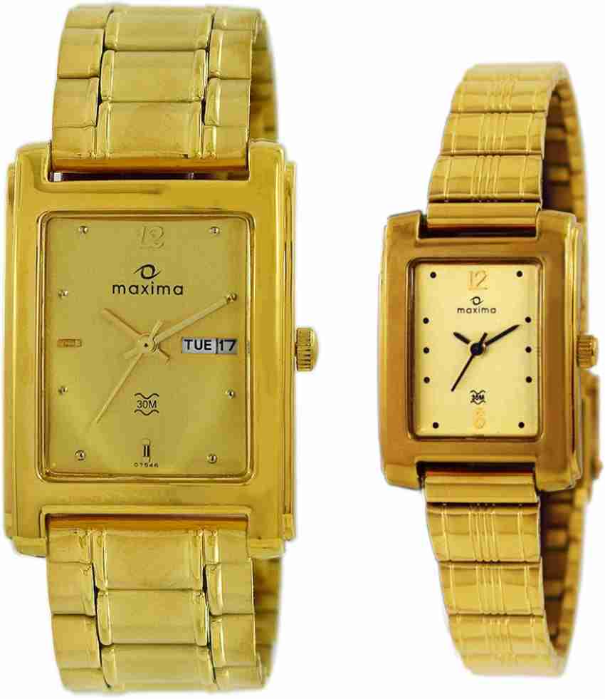 MAXIMA Analog Watch For Couple Buy MAXIMA Analog Watch For Couple MAX104 Online at Best Prices in India Flipkart