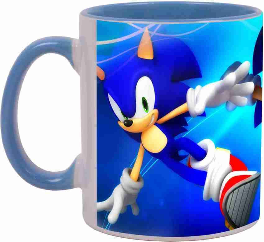 Sonic the Hedgehog Mug Ceramic White Coffee Milk Cup