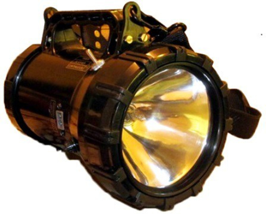 FOS Solar Army Search Light Range 1 Km. 55W Halogen Dual