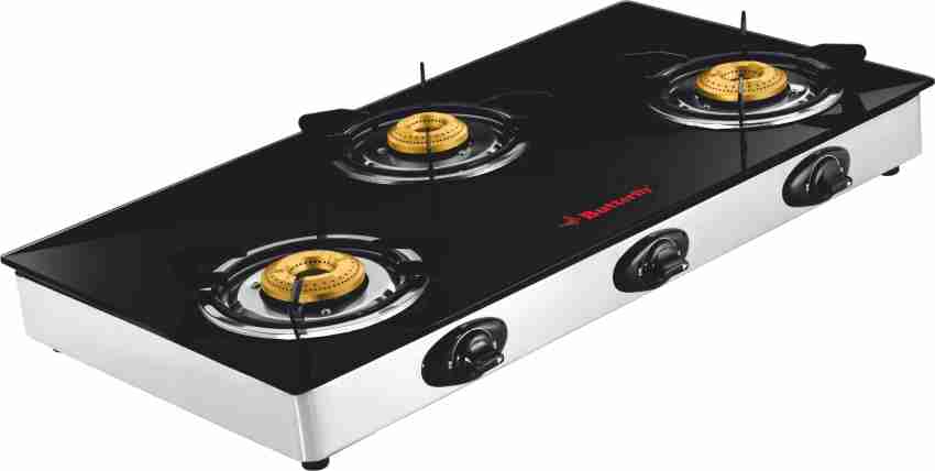 Butterfly gas stove 3 on sale burner price flipkart