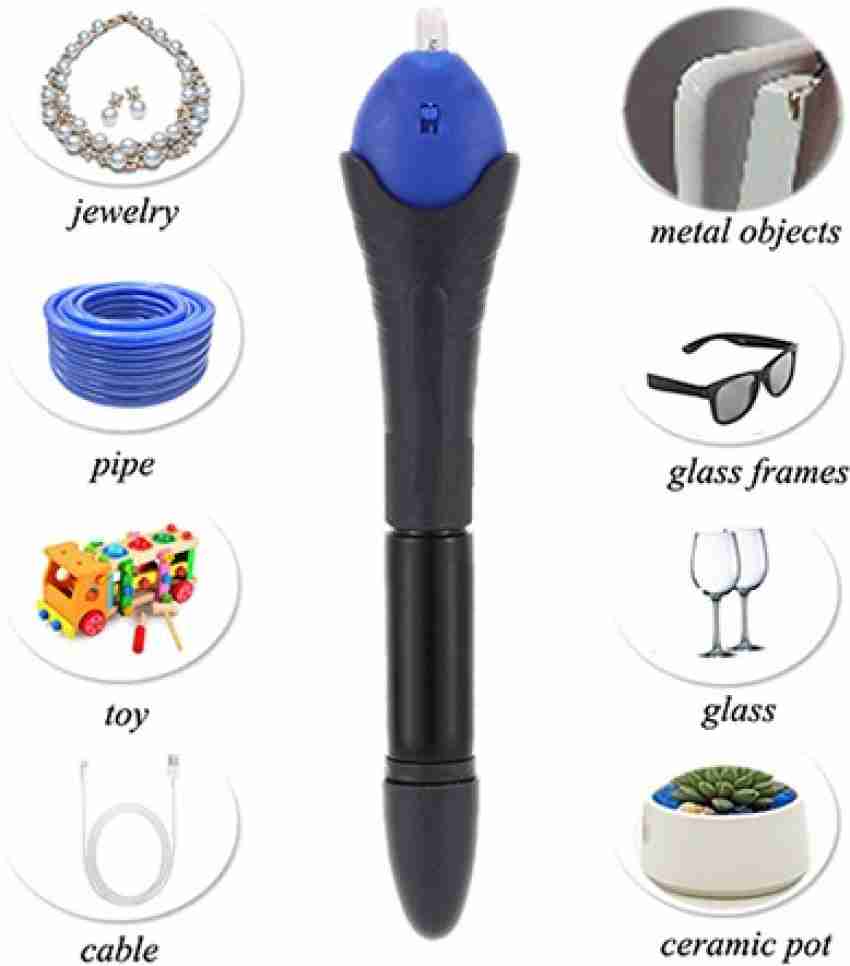 UV Glue Kit with Light, UV Light Glue Pen Kit 5 Seconds Plastic Welder