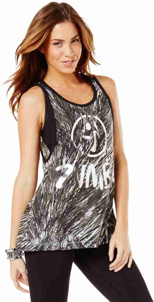 Zumba Active Dance Graphic Tees for Women Loose Fitness V-Neck
