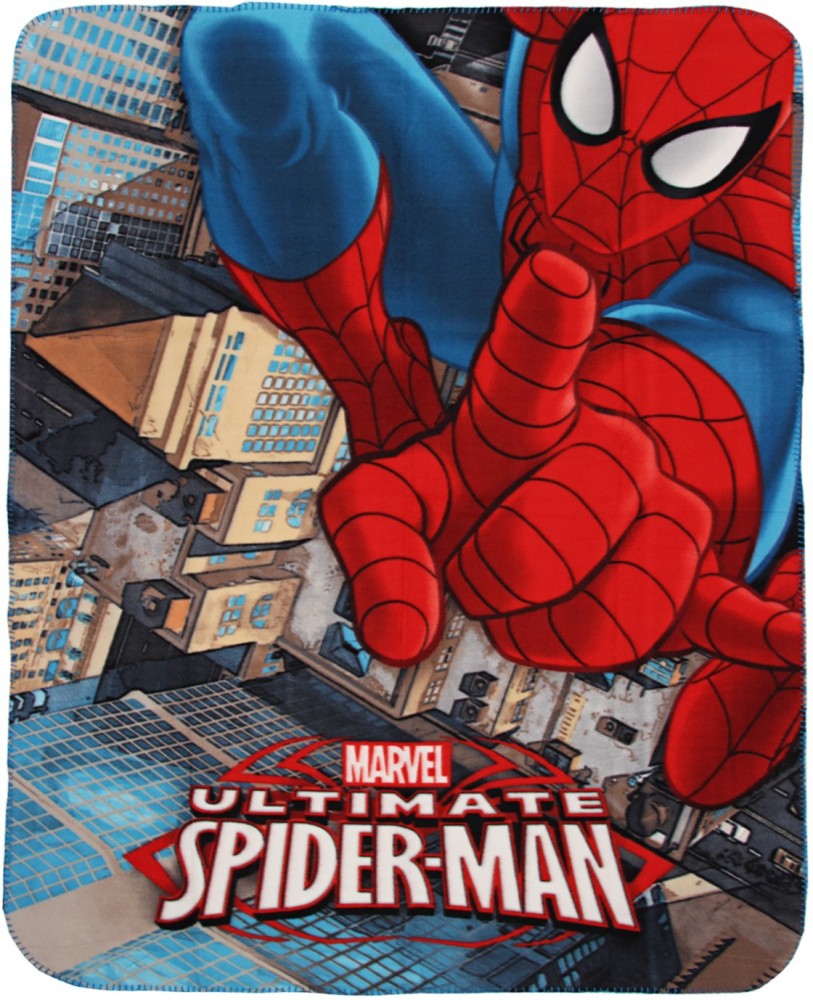 Spiderman Printed Single Blanket for Mild Winter Buy Spiderman