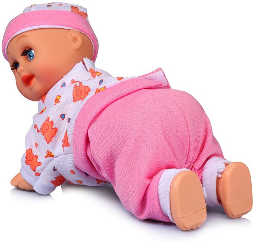 Crawling talking baby deals doll