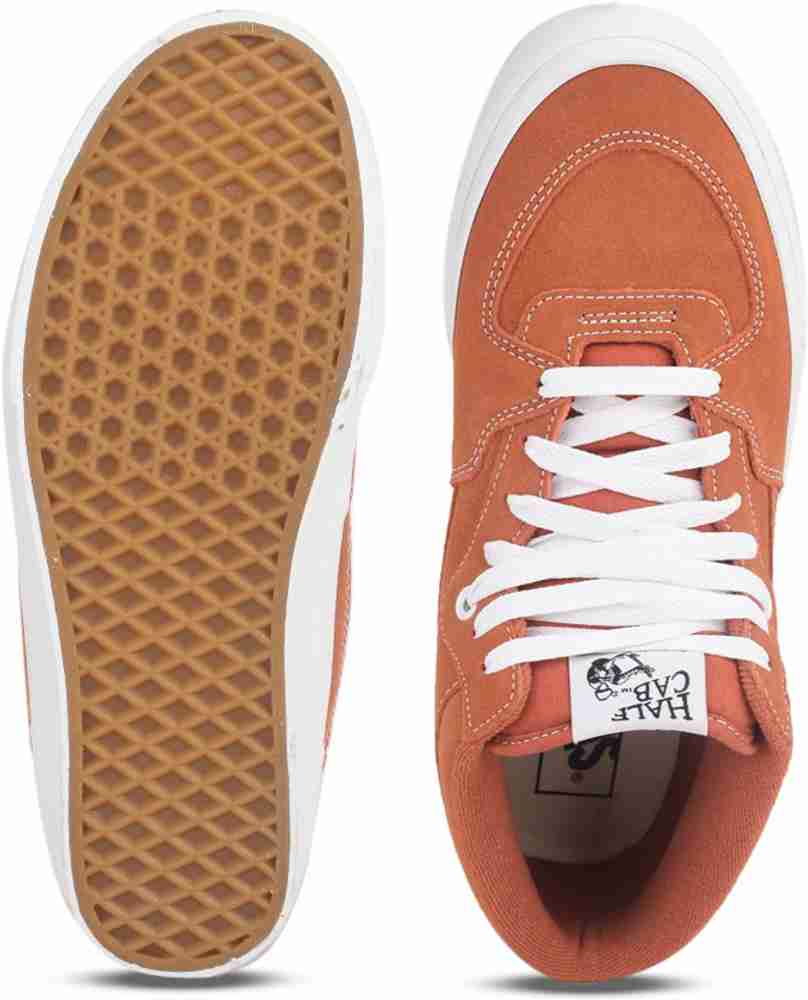 Orange low top vans outlet