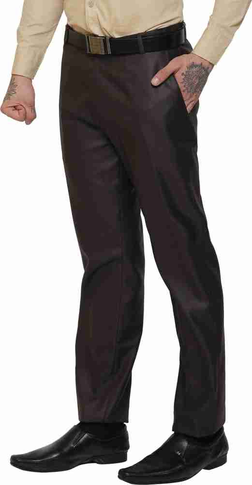 AD & AV Regular Fit Men Blue Trousers - Buy AD & AV Regular Fit