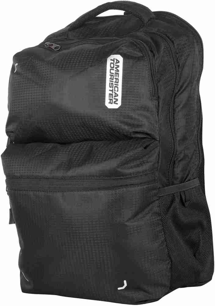 AMERICAN TOURISTER DODGE 03 BLACK 2017 28 L Laptop Backpack BLACK Price in India Flipkart