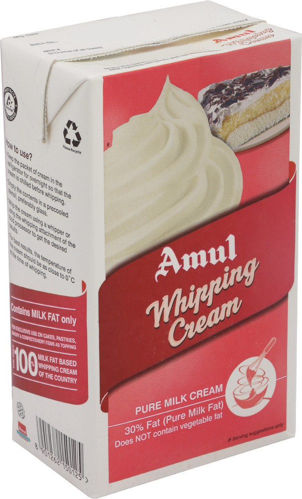 Amul Whipped Cream Recipe For Cake Decoration How To Whip
