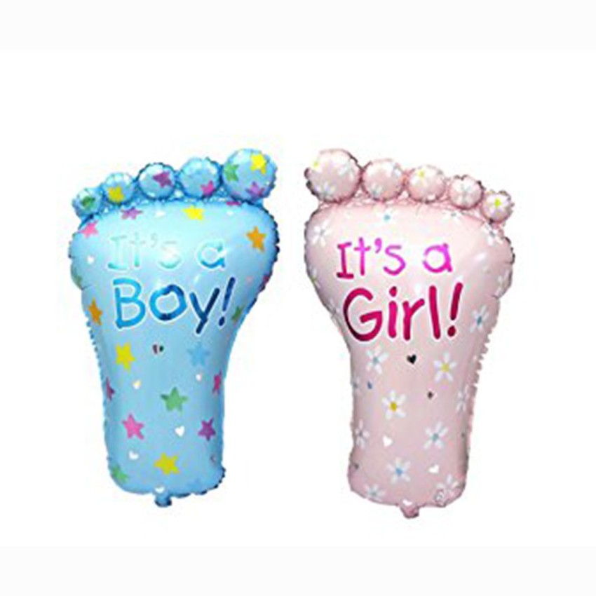 Party Propz Printed BABY SHOWER DECORATION/FOIL BALLOON 2  PIECES/BABY SHOWER PARTY SUPPLIES Balloon - Balloon